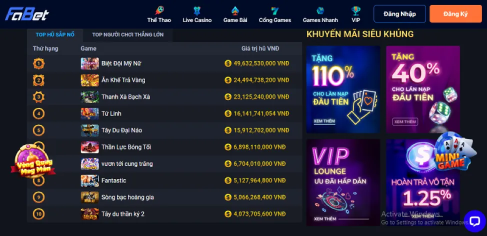 Chương trình VIP Nohu 09